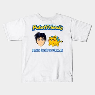 PoketFriends Anime Knock Off Boot Off Brand Kids T-Shirt